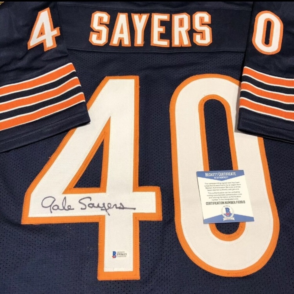 Gale Sayers Signed Chicago Bears Autograph Jersey
